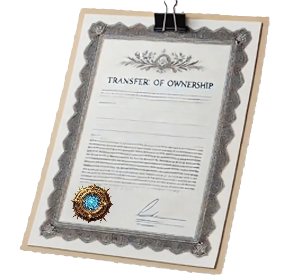 物品過戶書 [星辰時環]